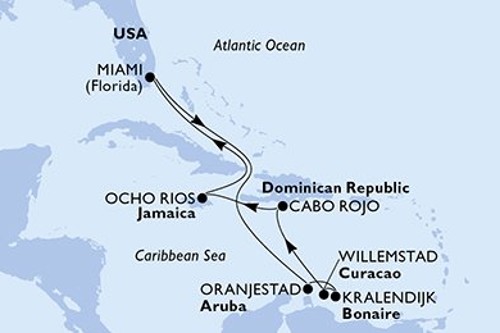 Cruise itinerary