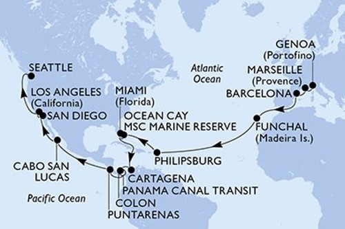 Cruise itinerary