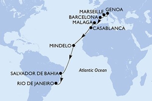 Cruise itinerary