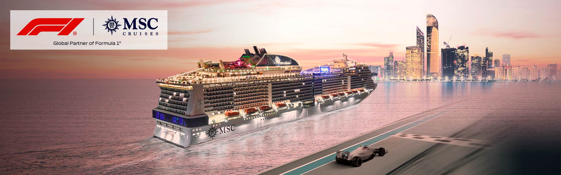 MSC Cruises является официальным партнером Formula -1 в 2023 году