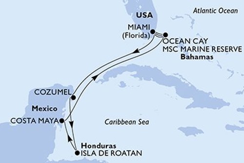 Cruise itinerary