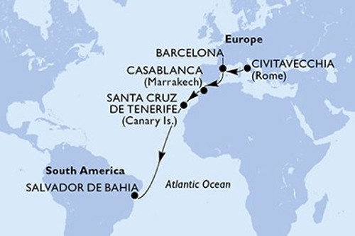 Cruise itinerary