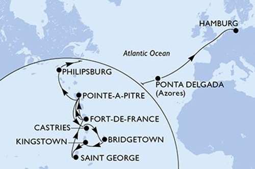 Cruise itinerary